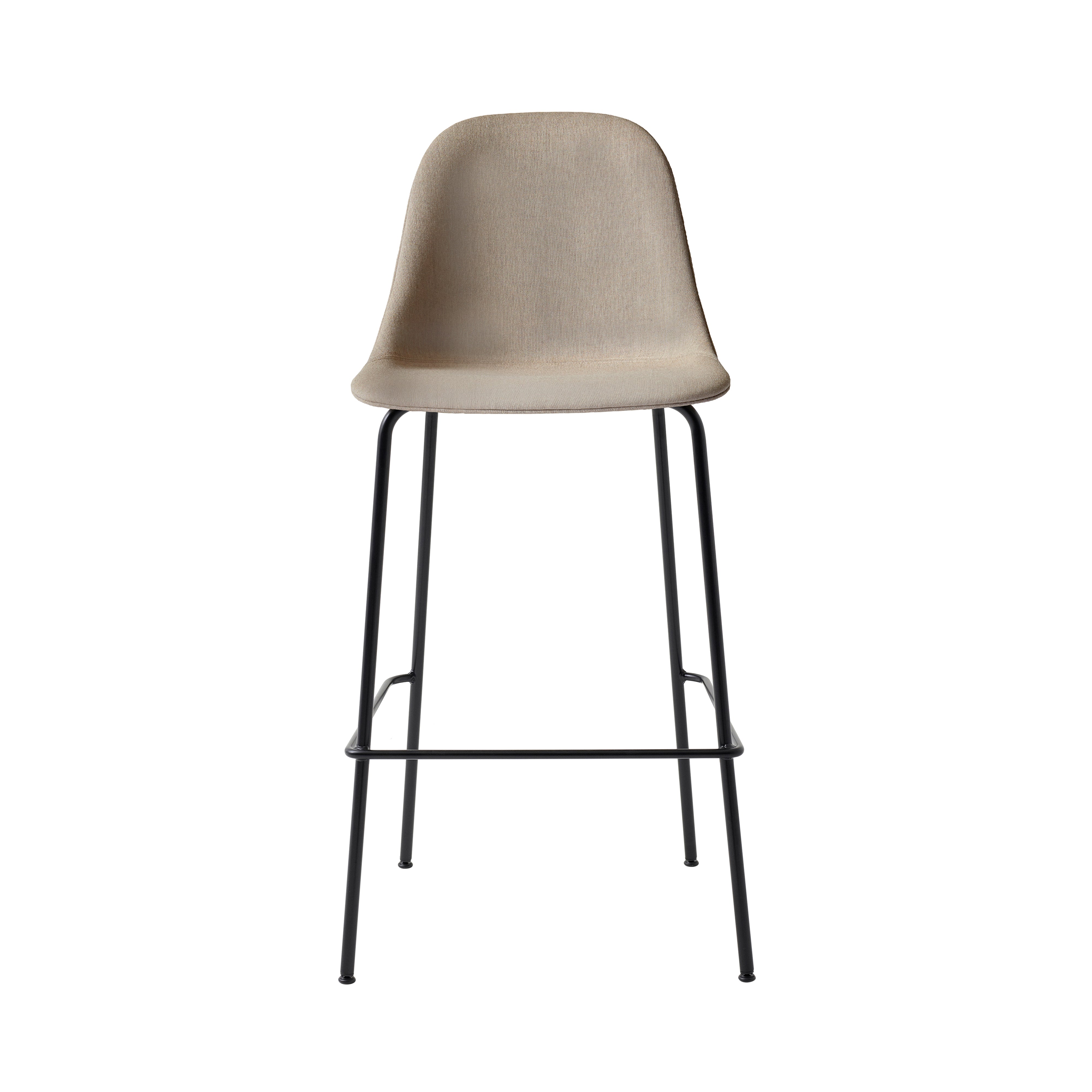 Harbour Bar + Counter Side Chair: Steel Base Upholstered + Bar + Remix3 233