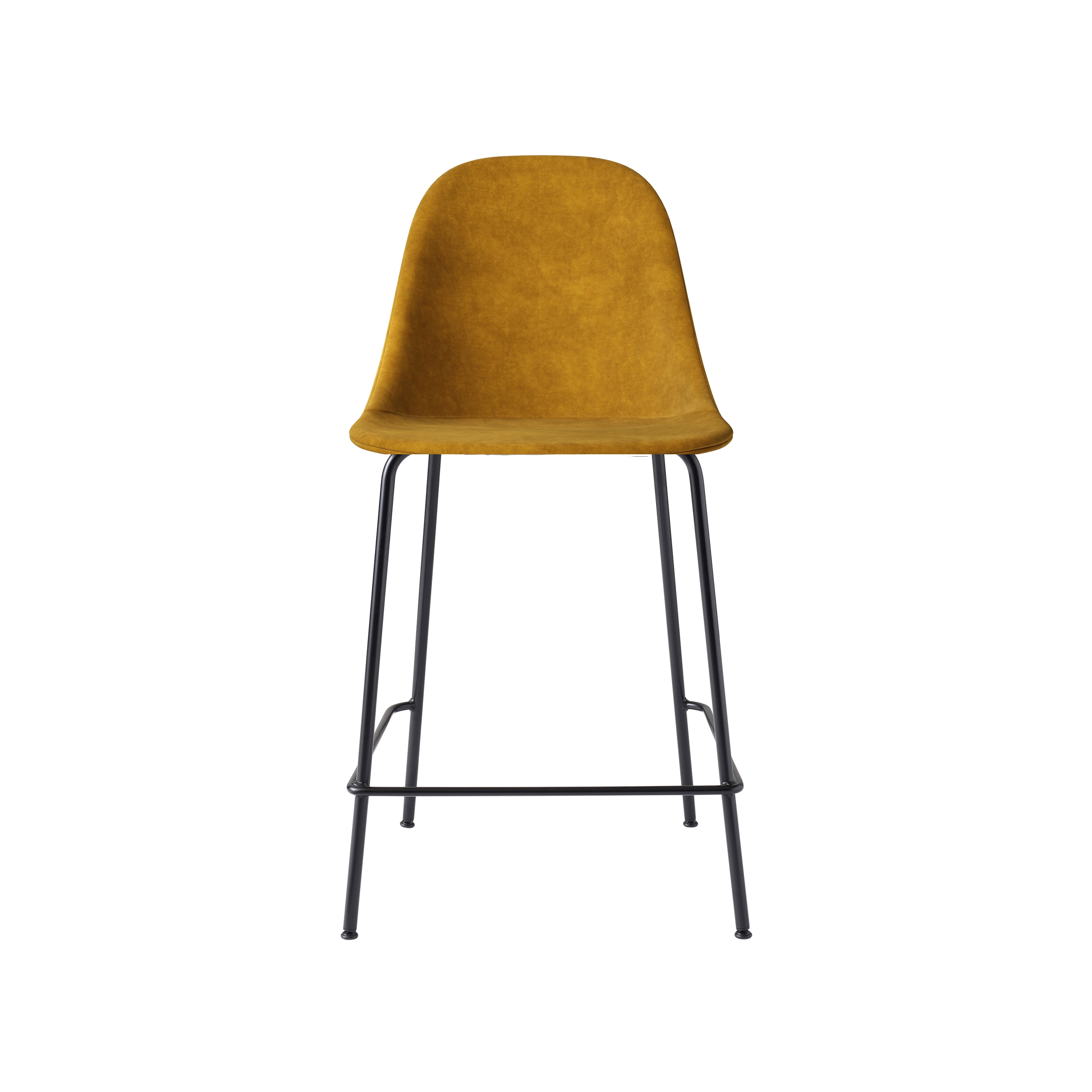 Harbour Bar + Counter Side Chair: Steel Base Upholstered + Counter + Champion 041