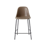 Harbour Bar + Counter Side Chair: Steel Base Upholstered + Counter + Dakar 0311