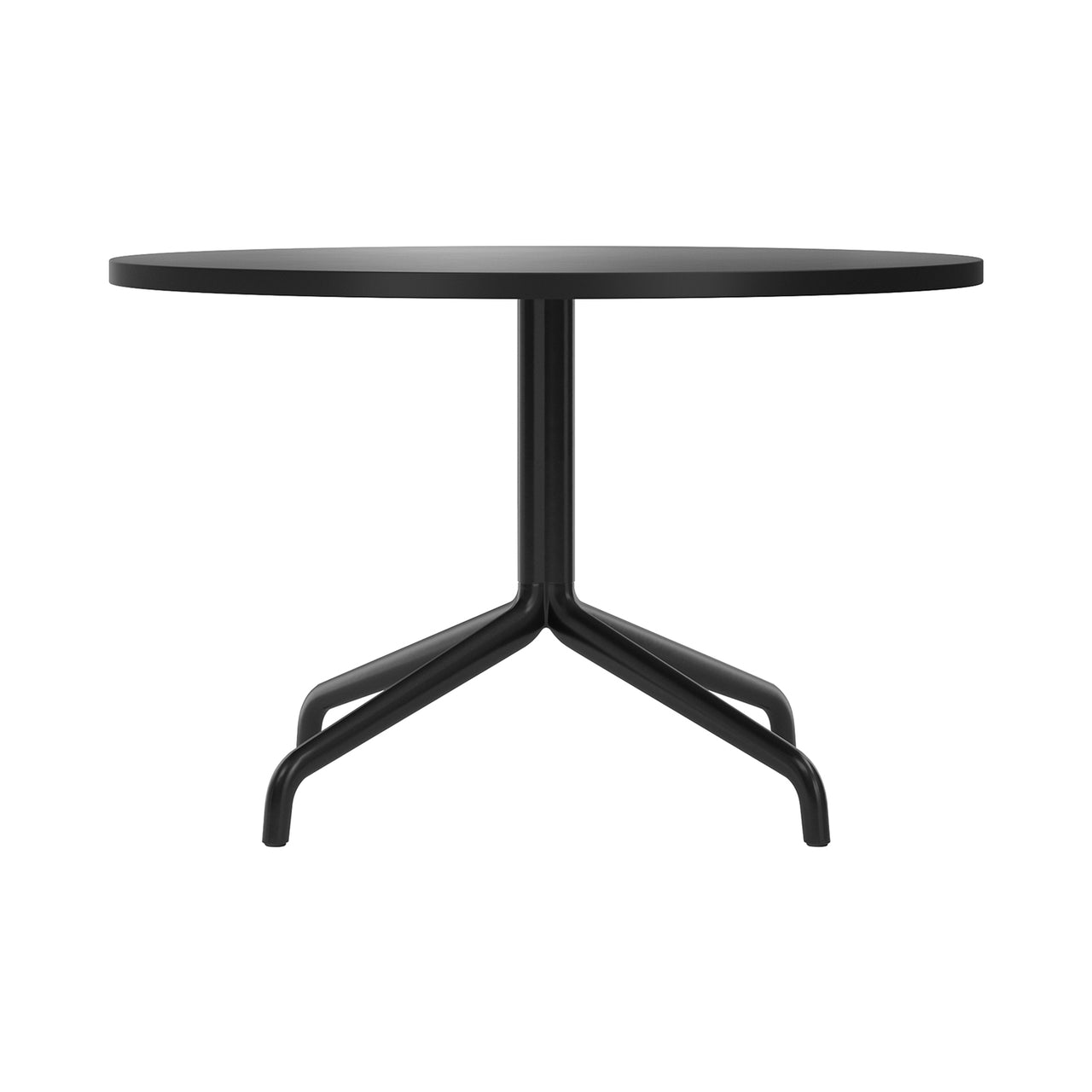 Harbour Column Lounge Table: Charcoal Linoleum