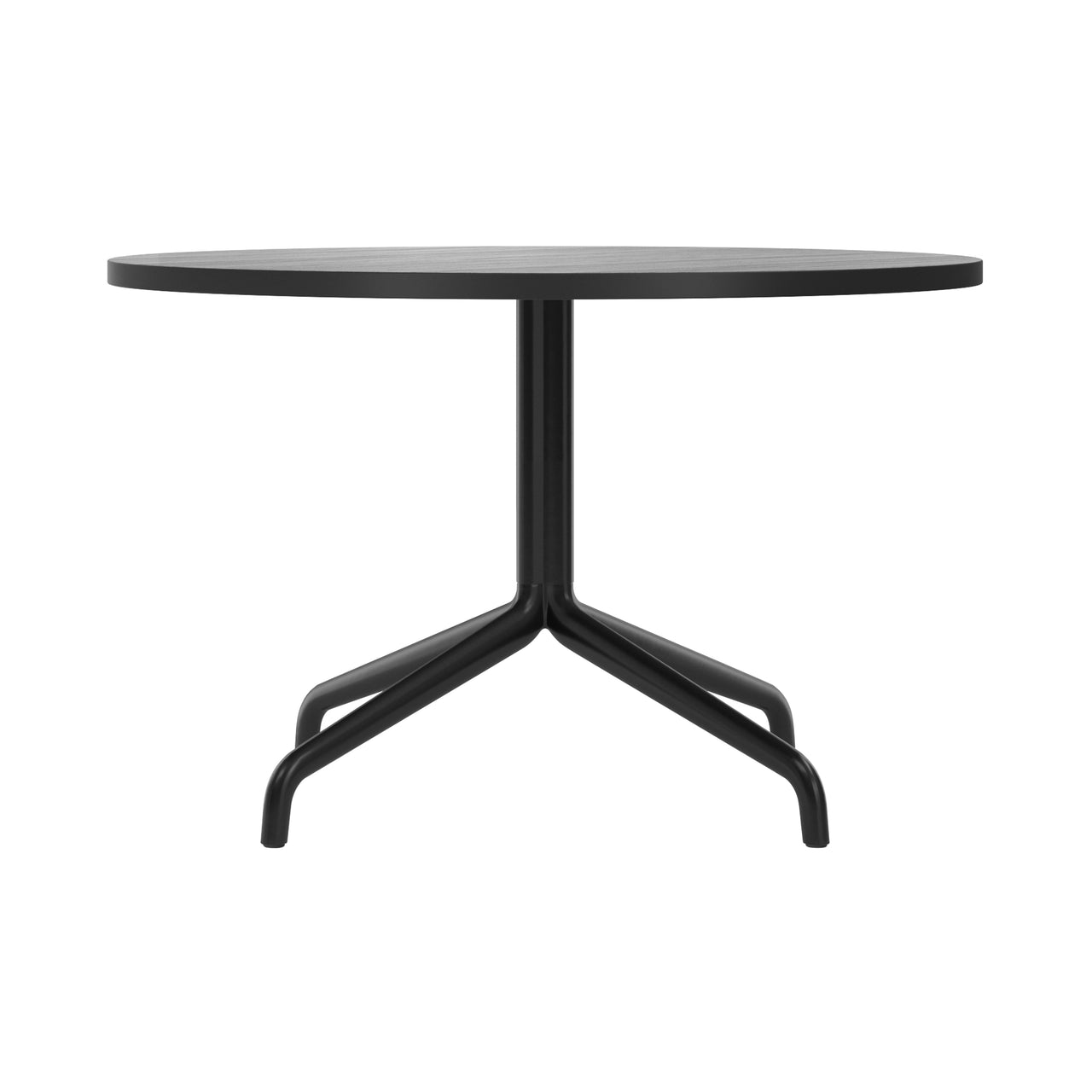 Harbour Column Lounge Table: Black Stained Oak