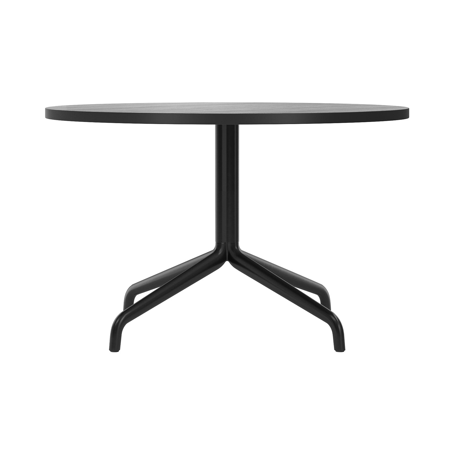 Harbour Column Lounge Table: Black Painted Oak