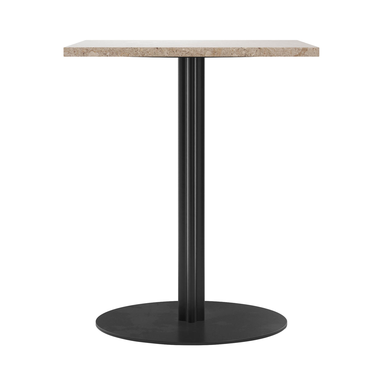 Harbour Column Dining Table: Rectangle + Sand Stone + Round