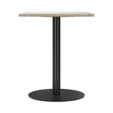 Harbour Column Dining Table: Rectangle + Sand Stone + Round