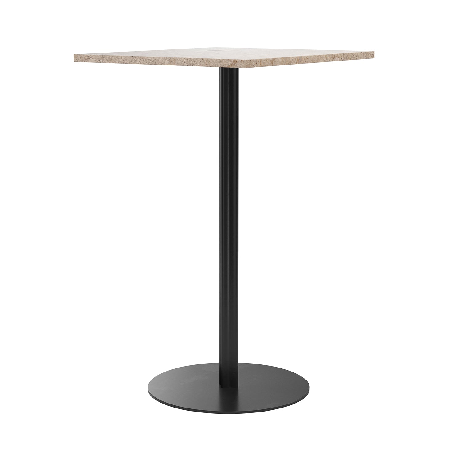 Harbour Column Square Bar + Counter Table: Bar + Kunis Breccia  + Round