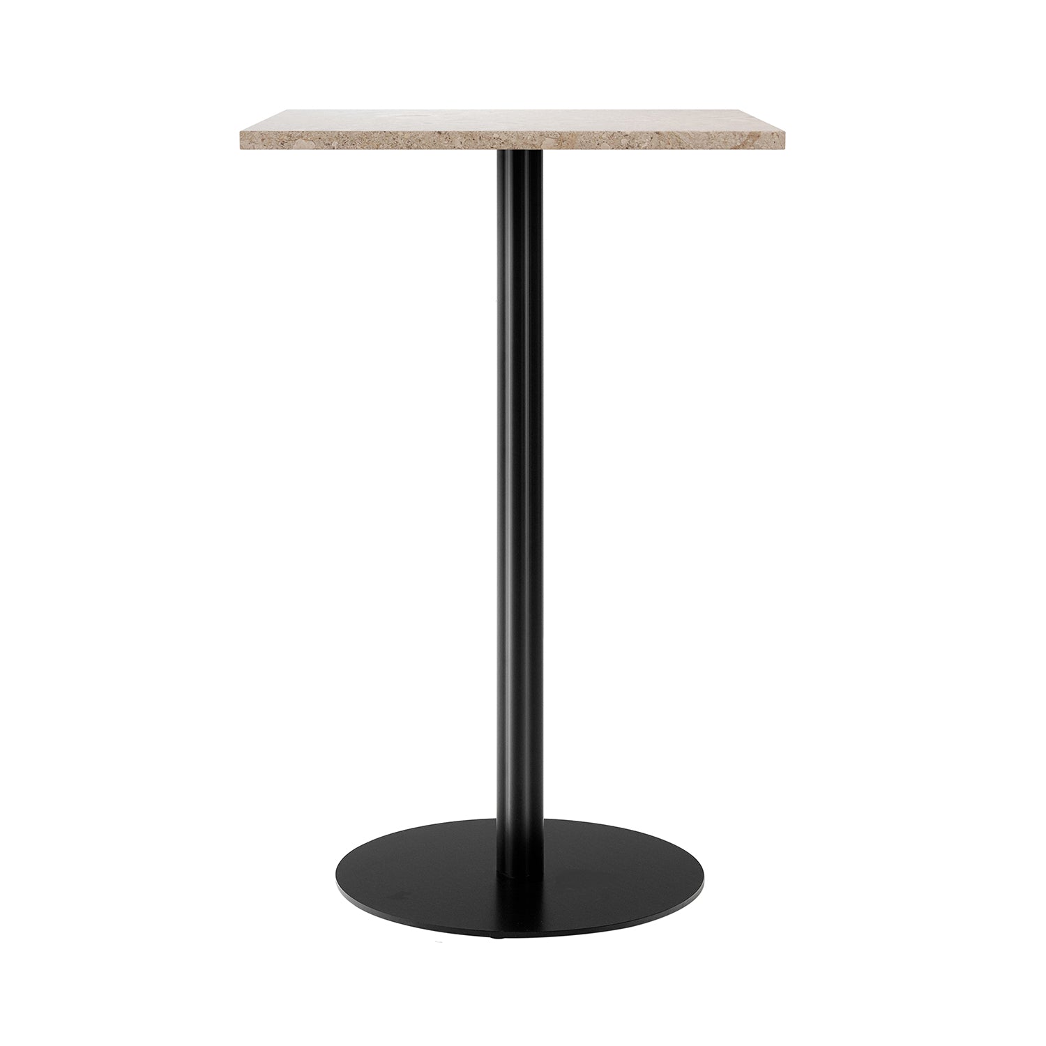 Harbour Column Square Bar + Counter Table: Bar + Kunis Breccia + Round