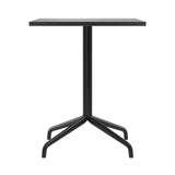 Harbour Column Dining Table: Rectangle + Black Painted Oak Veneer + Star
