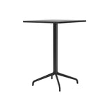 Harbour Column Square Bar + Counter Table: Counter + Black Painted Oak Veneer + Star