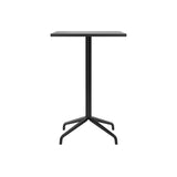 Harbour Column Square Bar + Counter Table: Counter +Black Painted Oak Veneer  + Star