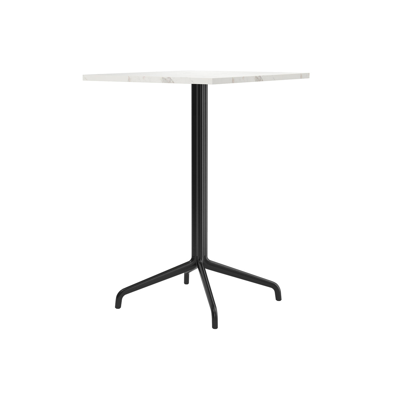 Harbour Column Square Bar + Counter Table: Counter + Off White Marble + Star