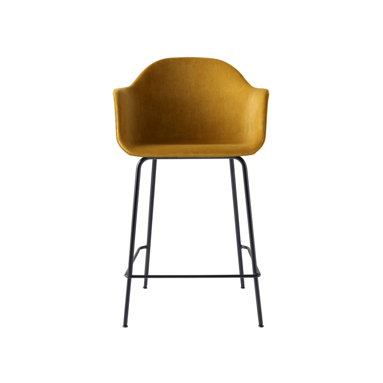 Harbour Bar + Counter Chair: Steel Base Upholstered + Counter + Champion 041