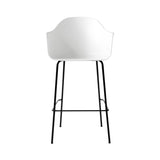 Harbour Bar + Counter Chair: Steel Base + Bar + White