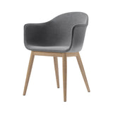 Harbour Dining Chair: Wood Base Upholstered + Natural Oak + Fiord 0751