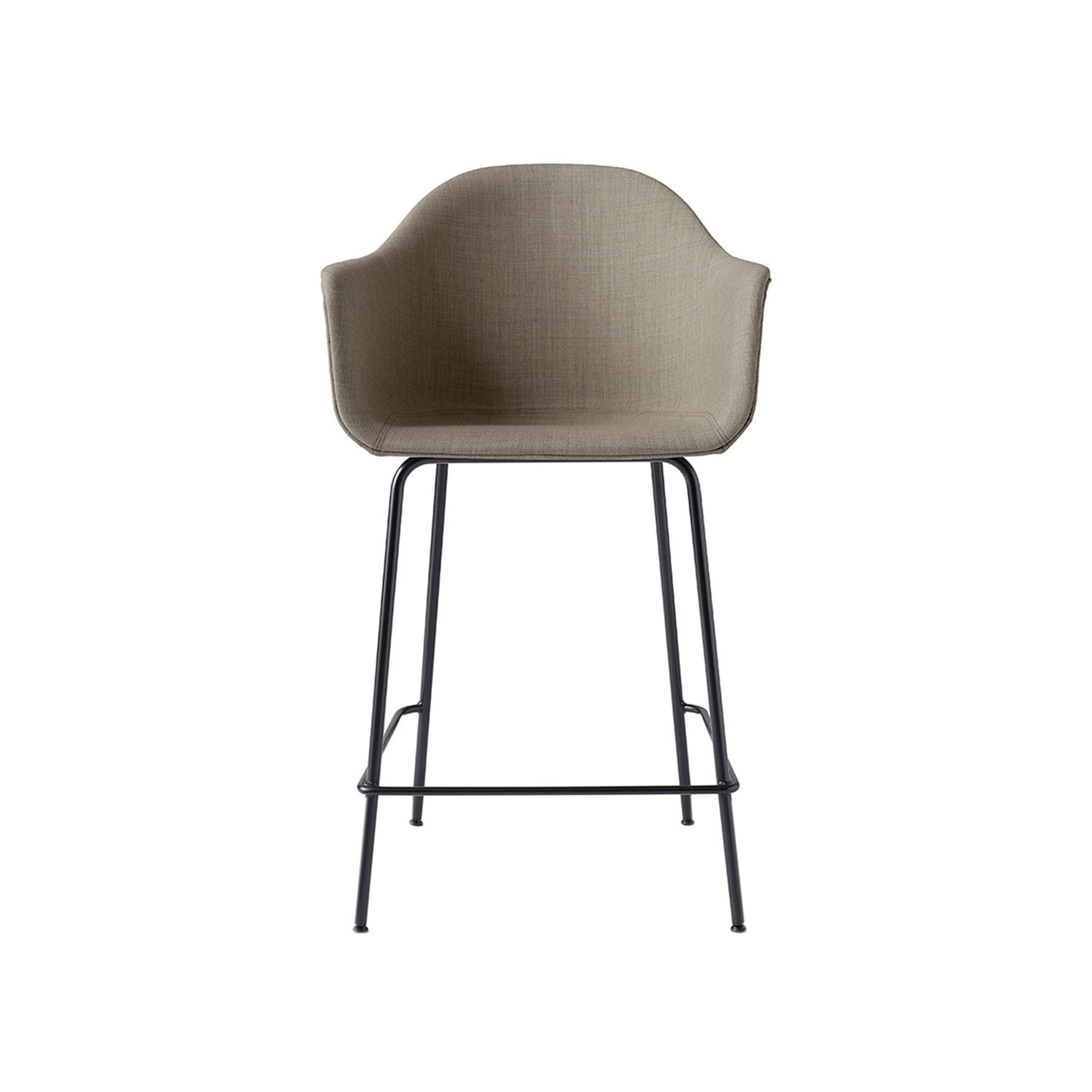 Harbour Bar + Counter Chair: Steel Base Upholstered + Counter + Remix3 233