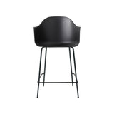 Harbour Bar + Counter Chair: Steel Base + Counter + Black
