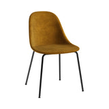 Harbour Side Chair: Steel Base Upholstered