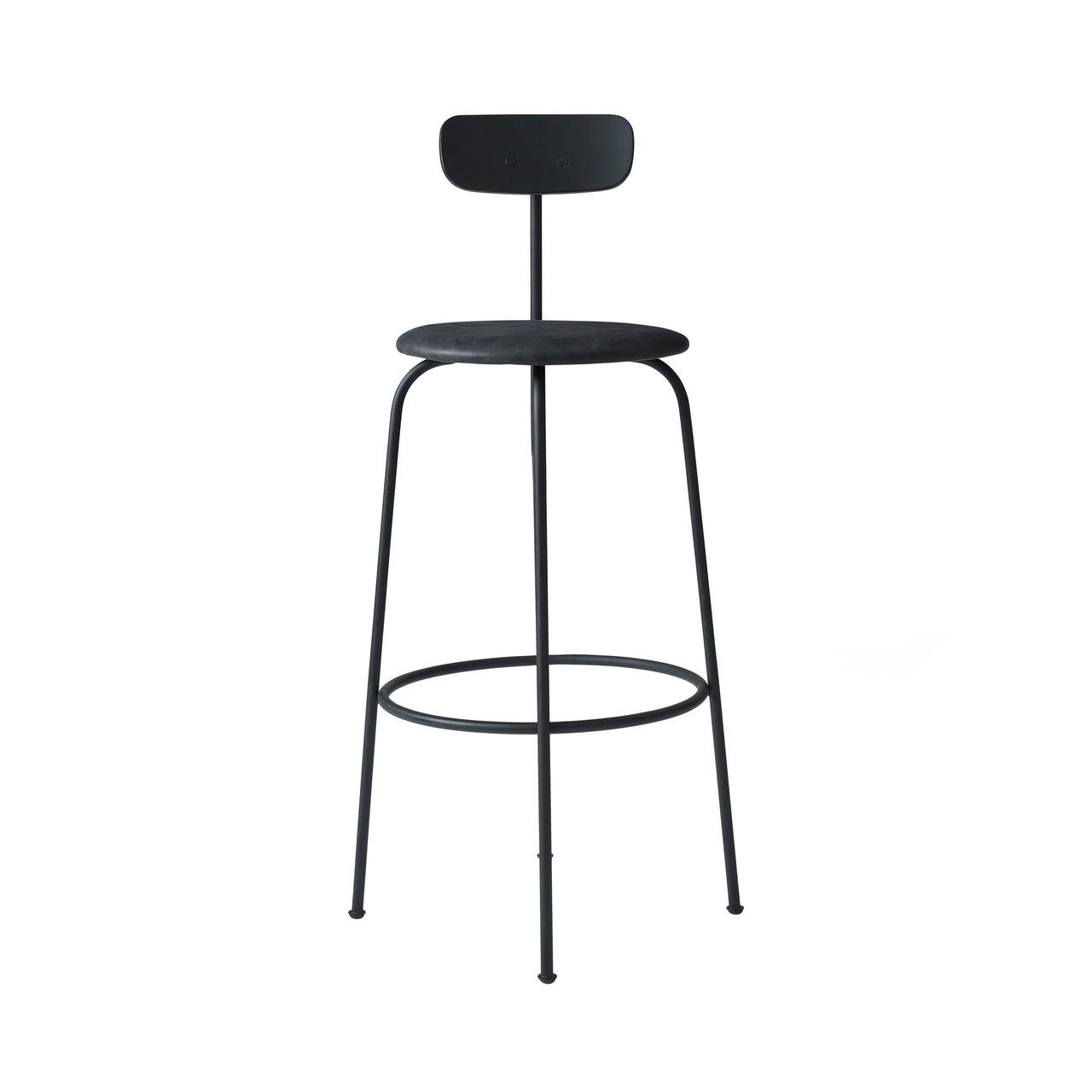 Afteroom Bar + Counter Chair: Upholstered + Bar + Black