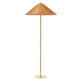 9602 Floor Lamp: Wicker Willow