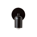 Fixed Down Sconce: Slim + Black