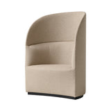 Tearoom High Back Lounge Chair: With Power Outlet + Boucle 02