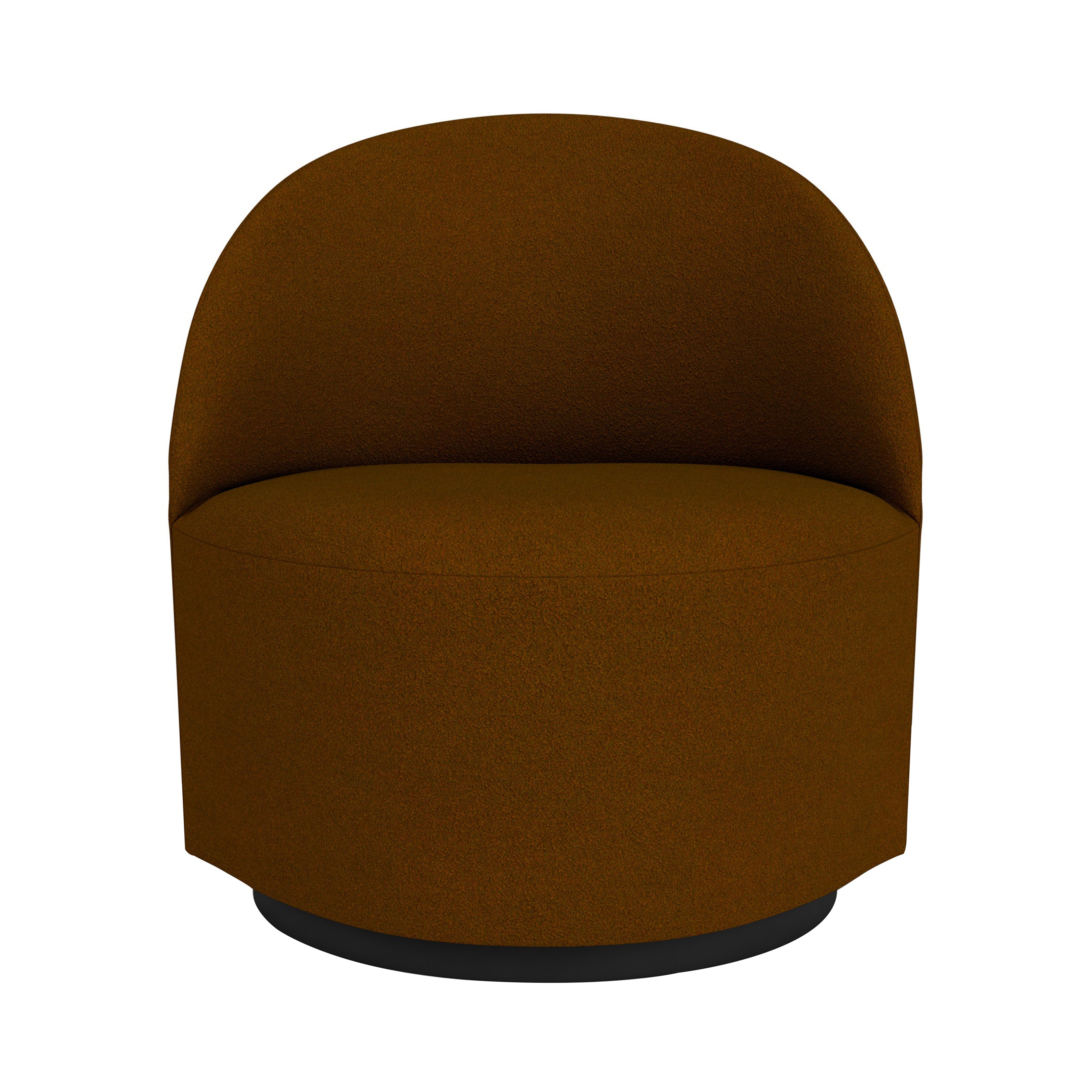 Tearoom Lounge Swivel Chair with Return