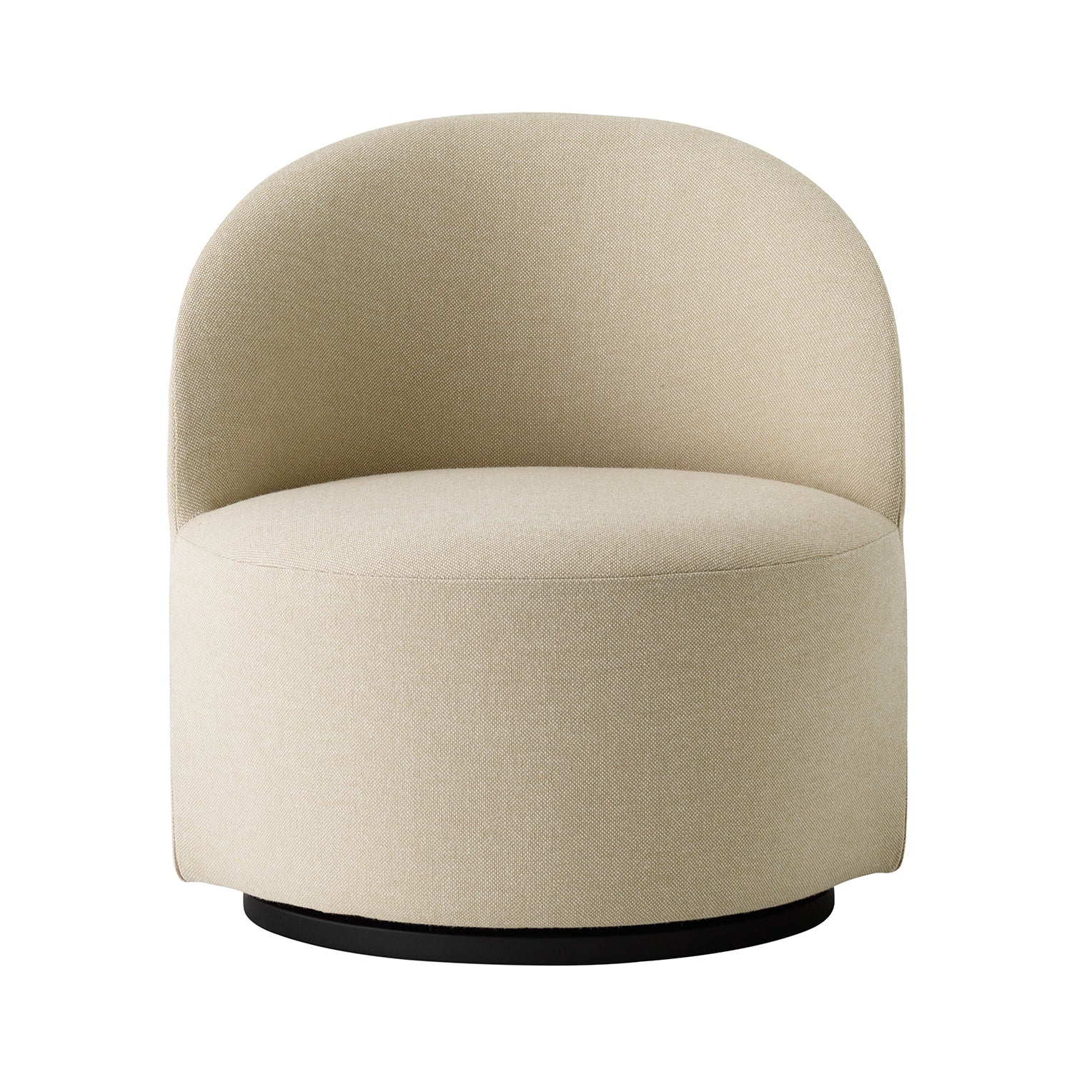 Tearoom Lounge Swivel Chair with Return: Quick Ship