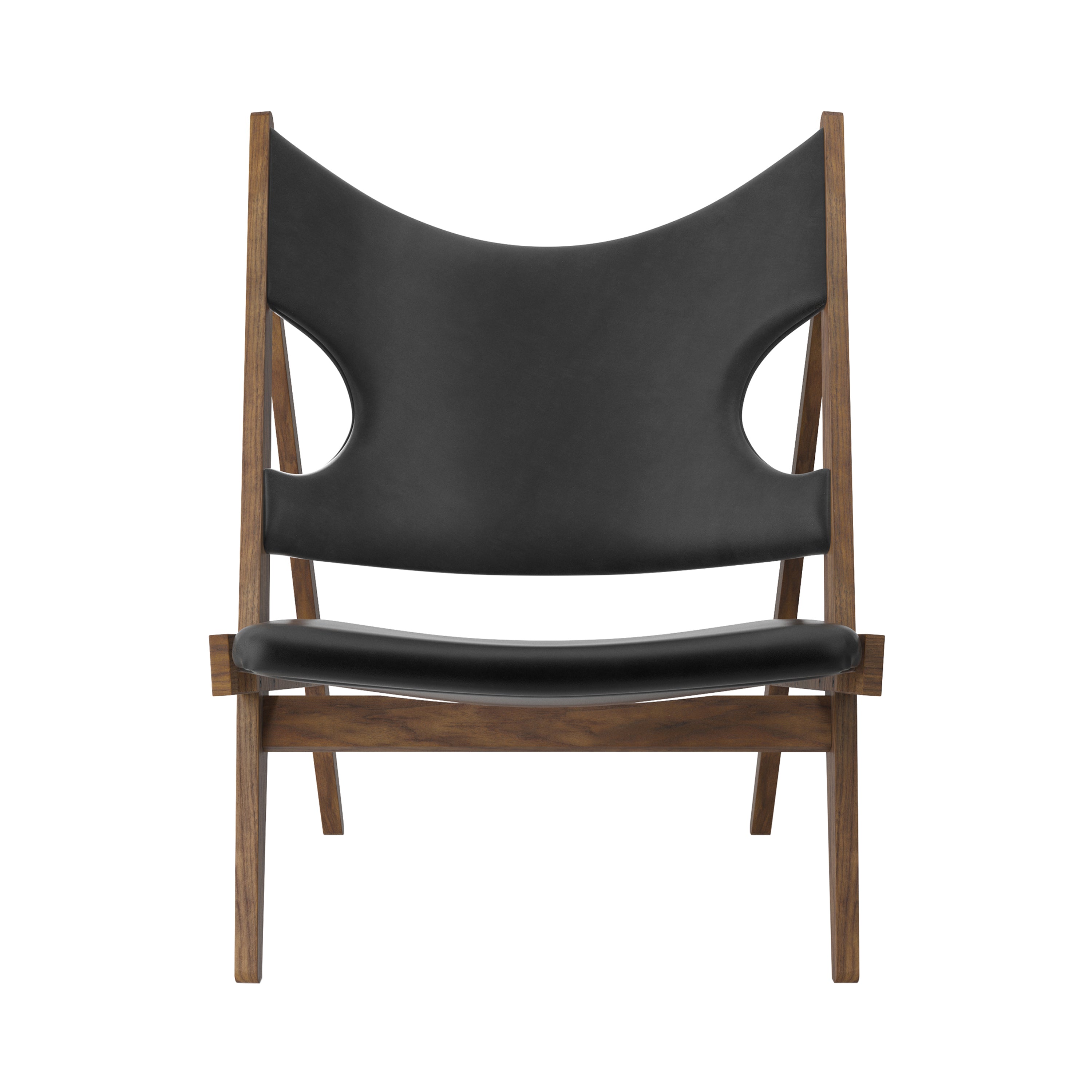 Knitting Lounge Chair: Walnut + Dakar 0842