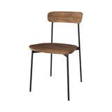 Crawford Dining Chair W: Natural Walnut