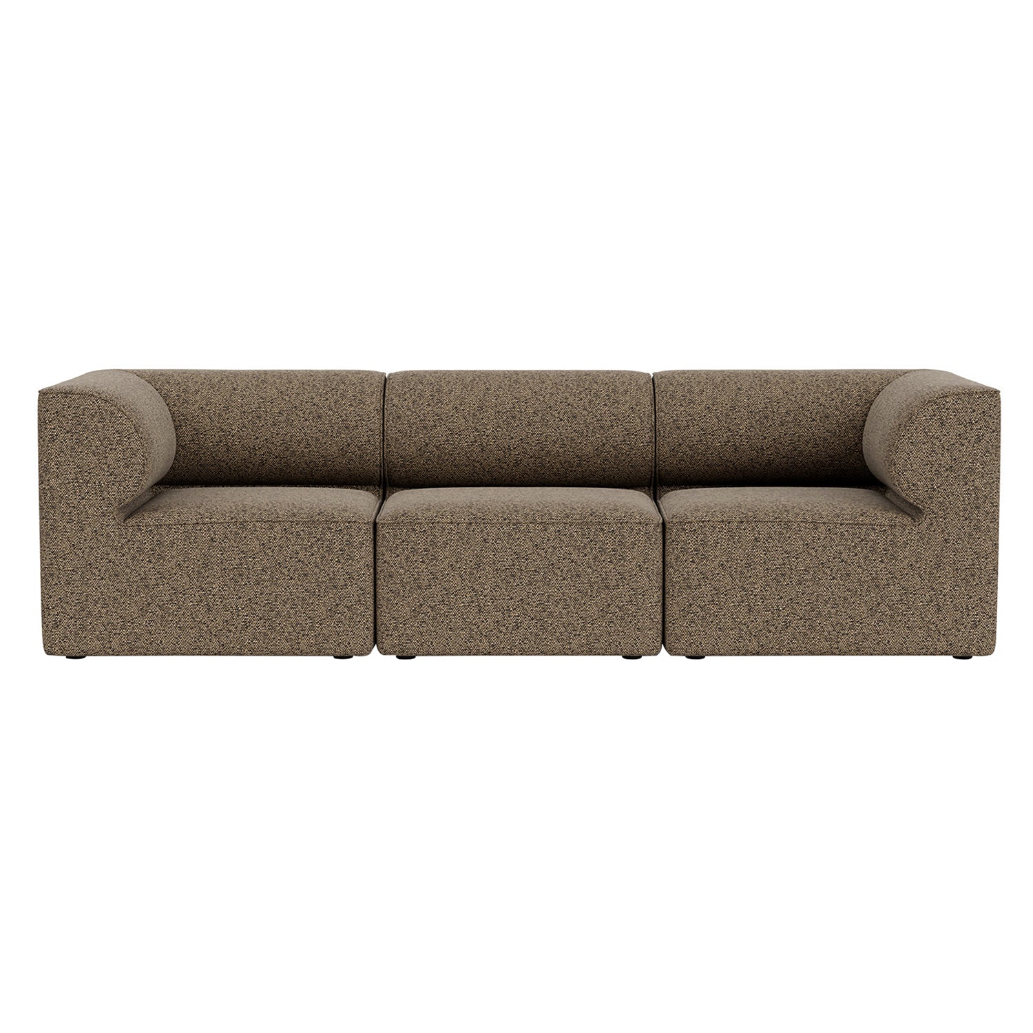 Eave Modular 3 Seater Sofa: Small + Configuration 2 + Safire 0001