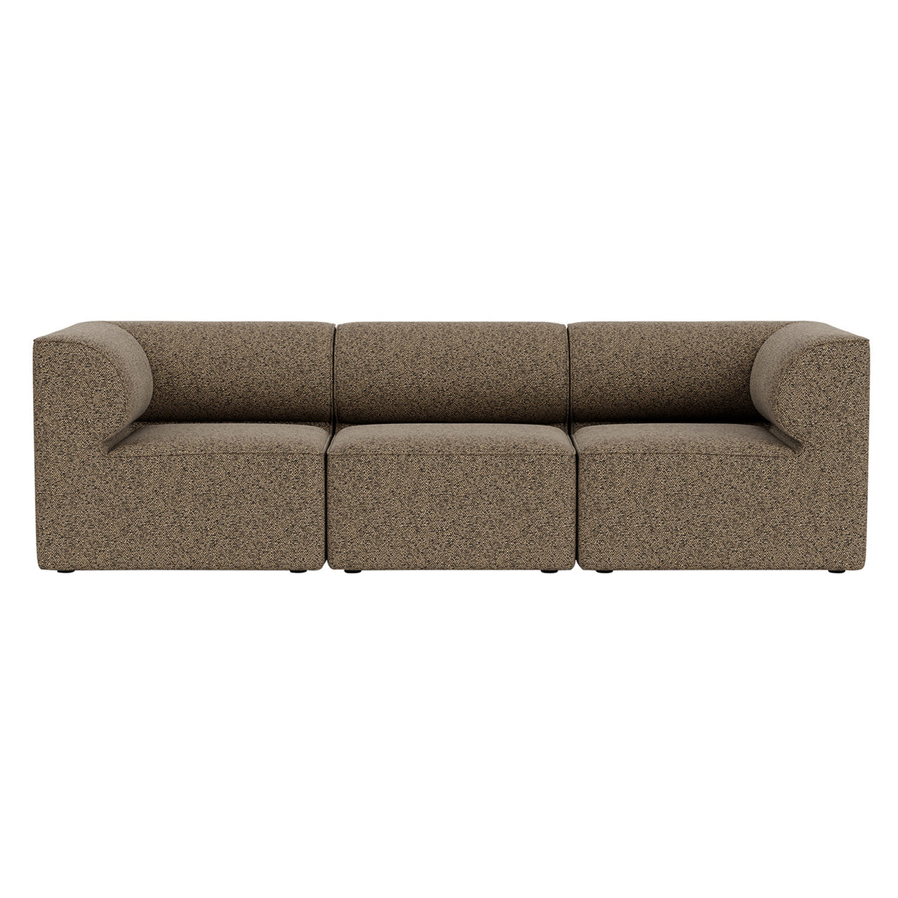 Eave Modular 3 Seater Sofa: Small + Configuration 2 + Safire 0001