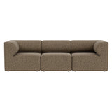 Eave Modular 3 Seater Sofa: Small + Configuration 2 + Safire 0001