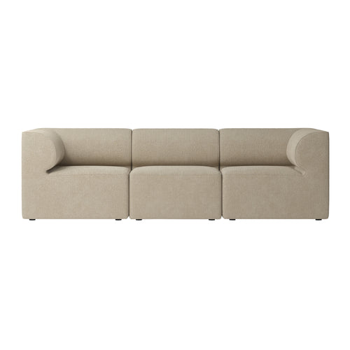 Eave Modular 3 Seater Sofa: Small + Boucle 02