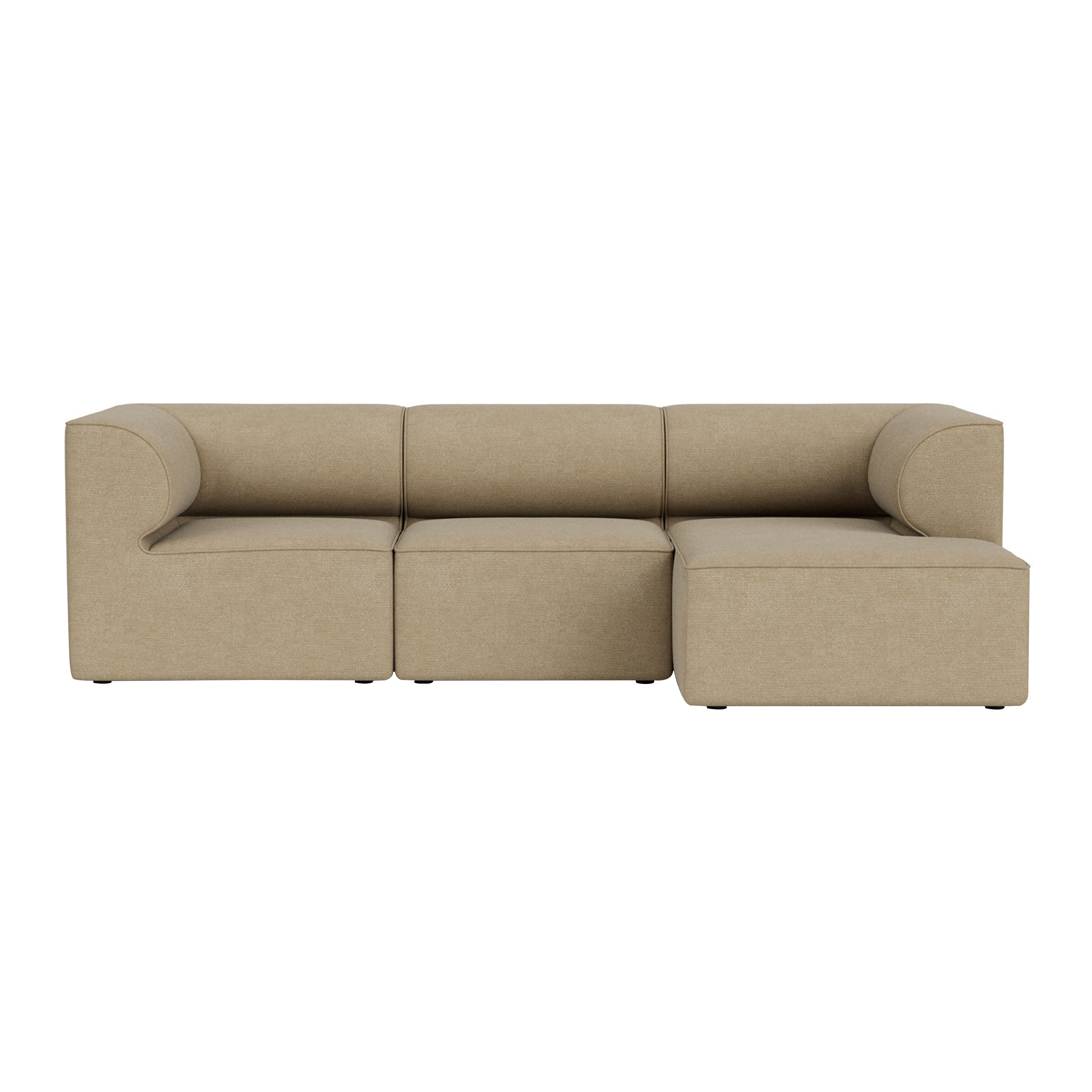 Eave 3 Seater Sofa: Small + Configuration 11 + Boucle 02