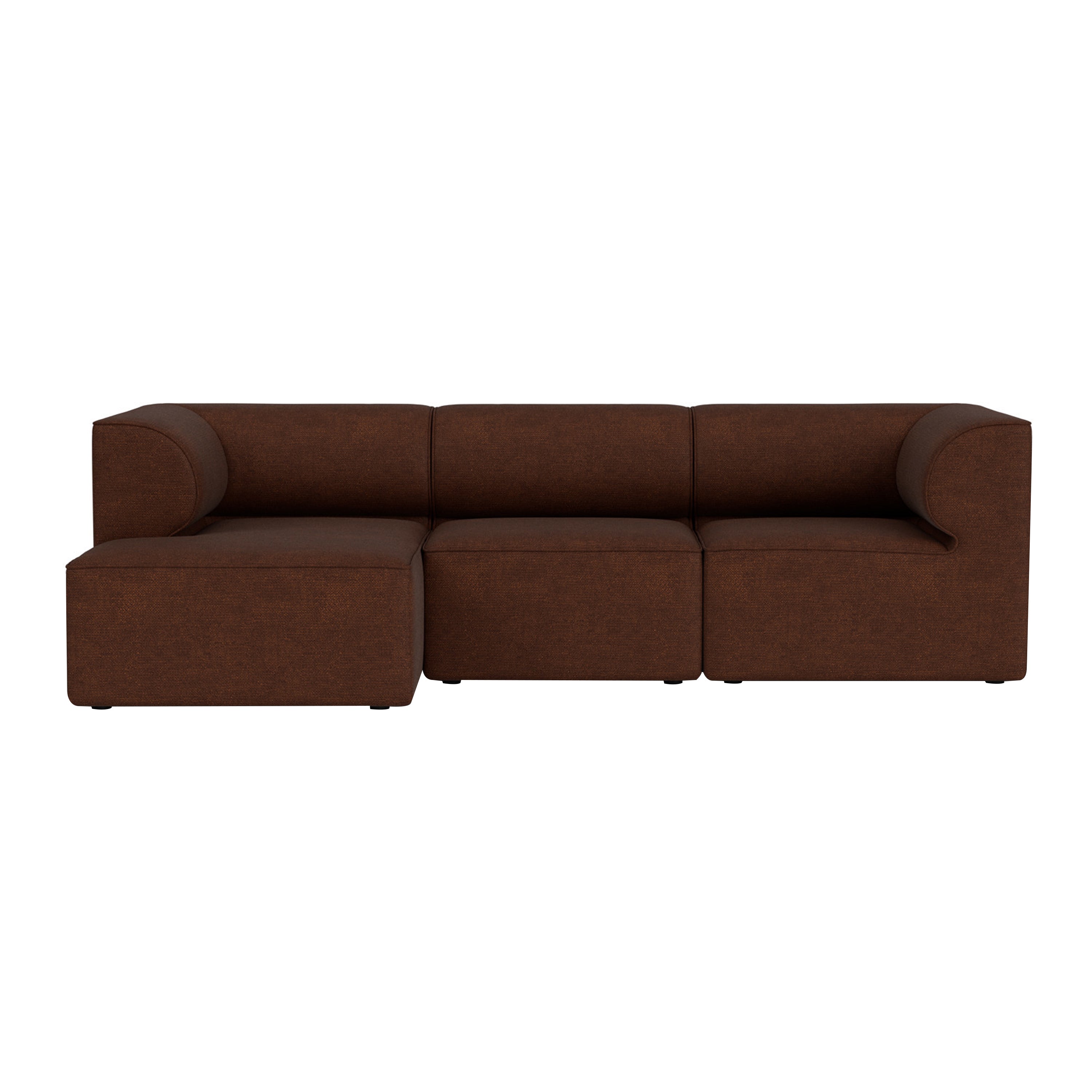 Eave 3 Seater Sofa: Small + Configuration 12 + Boucle 08