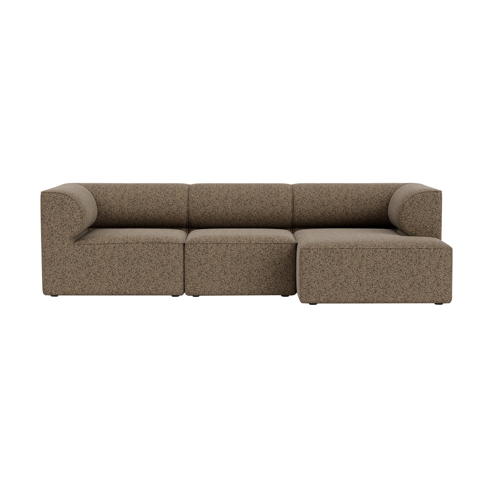 Eave Modular 3 Seater Sofa: Large + Configuration 11 + Safire 001
