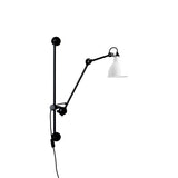 Lampe Gras N°210 Lamp: White + Round