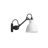Lampe Gras N°304 Lamp: Black + White + Round