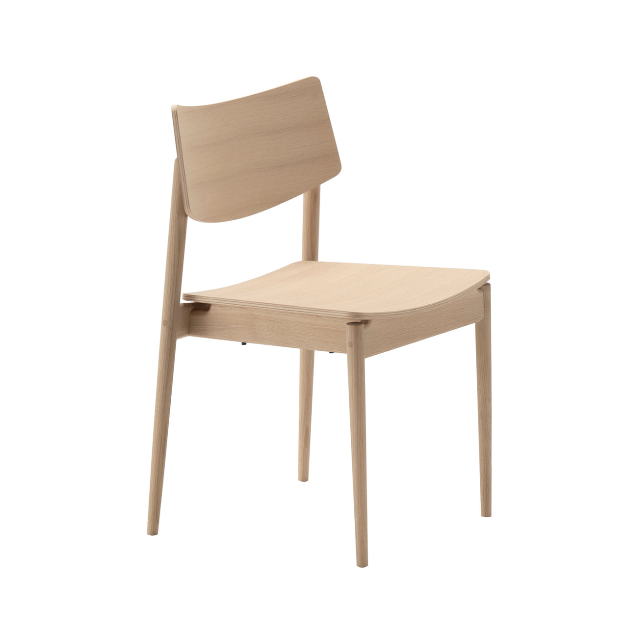Shibuya Cafe Dining Chair A-DC01: Pure Oak