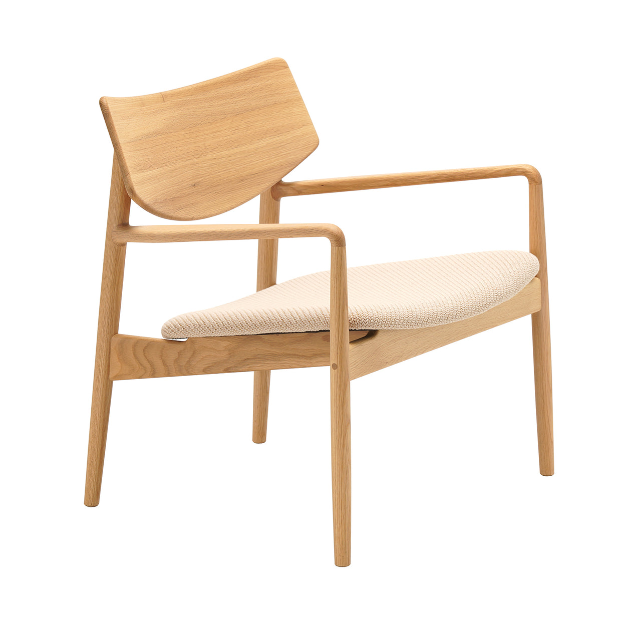A-LC01 Lounge Chair: Pure Oak