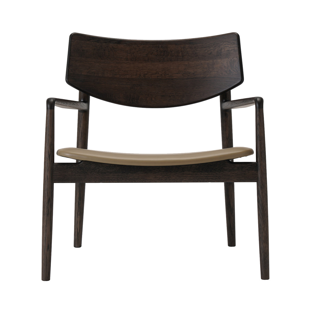 A-LC01 Lounge Chair: Smoked Oak