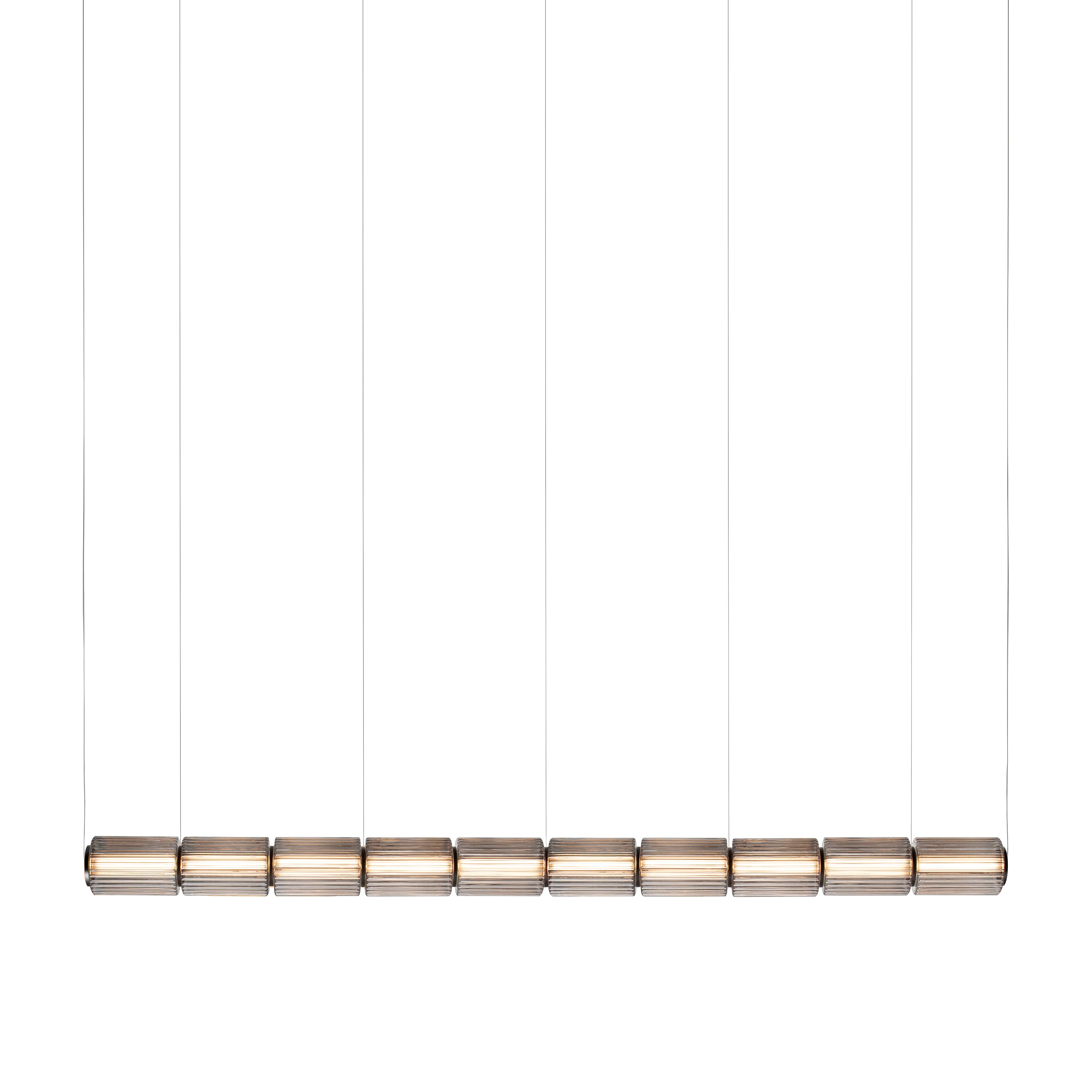 Column 175 Horizontal Pendant: 10 Units + Carbon