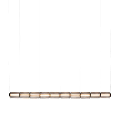 Column 175 Horizontal Pendant: 10 Units + Carbon
