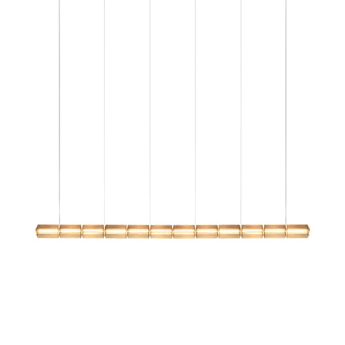 Column 175 Horizontal Pendant: 12 Units + Amber