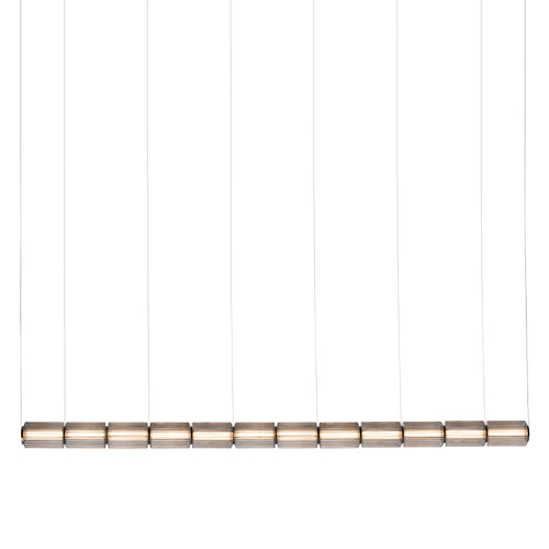 Column 175 Horizontal Pendant: 12 Units + Carbon