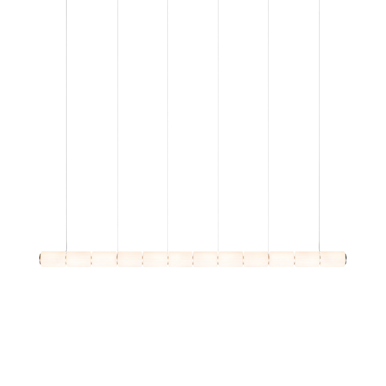 Column 175 Horizontal Pendant: 12 Units + Ivory