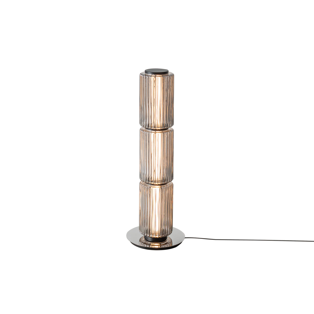 Column 175 Floor Lamp: 3 + Carbon