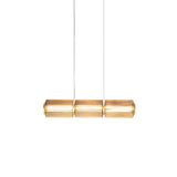 Column 175 Horizontal Pendant: 3 Units 
+ Amber