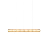 Column 175 Horizontal Pendant: 8 Units + Amber