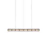 Column 175 Horizontal Pendant: 8 Units + Carbon