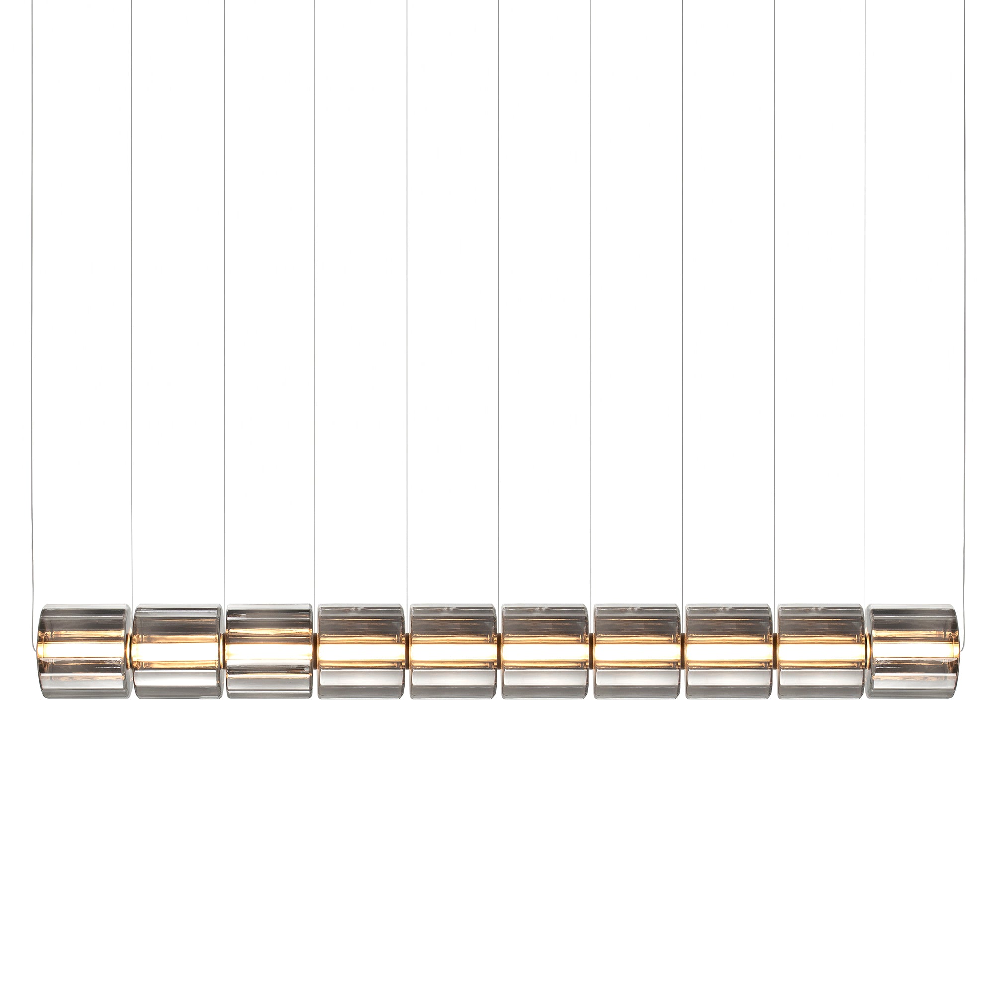 Column 300 Horizontal Pendant: 10 Units + Carbon